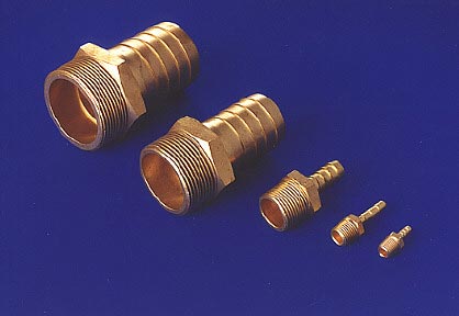 Brass Hose Fittings BRASS HEX HOSE BARBS NIPPLES FITTINGS HOSE TAILS ACCESSORIES